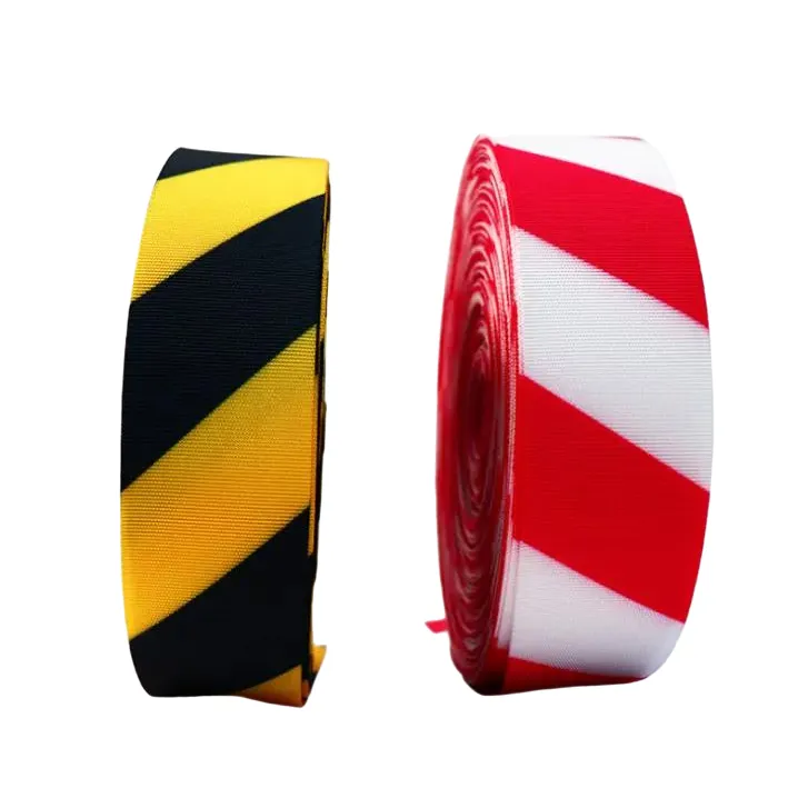 Kétszínű figyelmeztető szalag